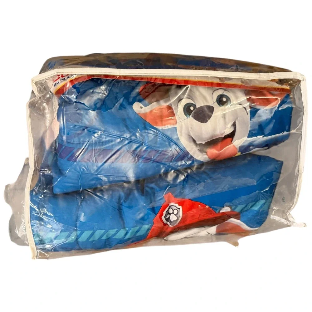 Paw‎ Patrol Twin Reversible Comforter Blue Super Soft Kids Bedding